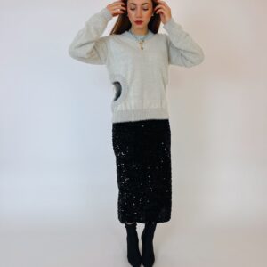 MADAME - Longuette in paillettes