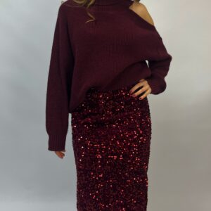 MADAME - Longuette in paillettes