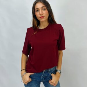 T-shirt regolare con spalline