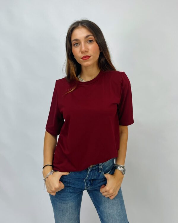T-shirt regolare con spalline