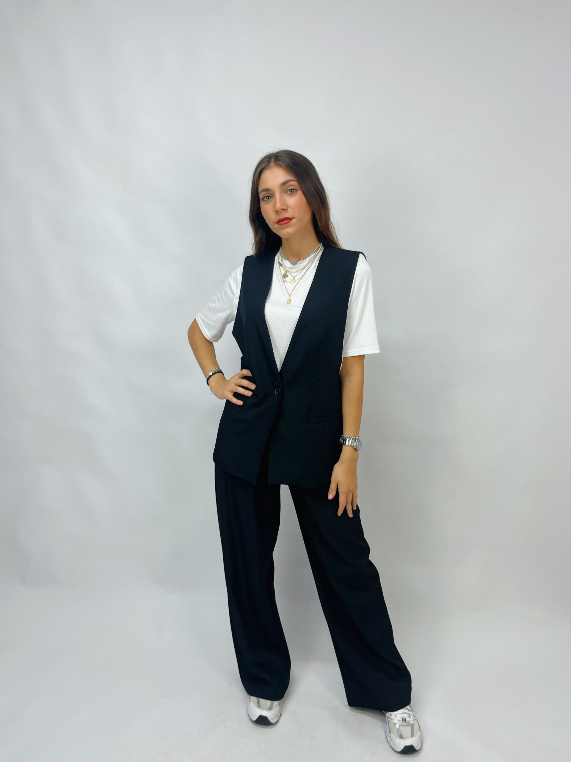 Pantalone palazzo mano morbida