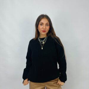 CASHMERE & LANA CAPSULE - Maglia girocollo costa inglese