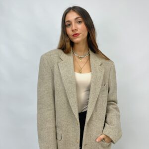 VINTAGE - Giacca sartoriale spigata YSL