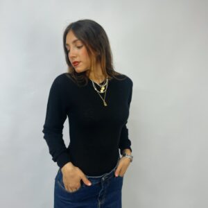 CASHMERE & LANA CAPSULE - Maglia girocollo sottile in lana