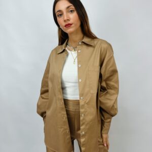 Camicia Oversize in gabardina di cotone