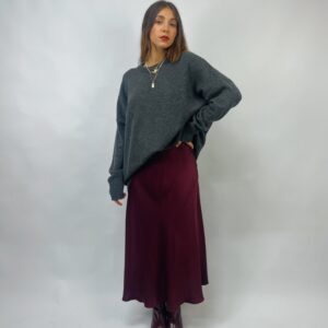 Longuette in raso satin