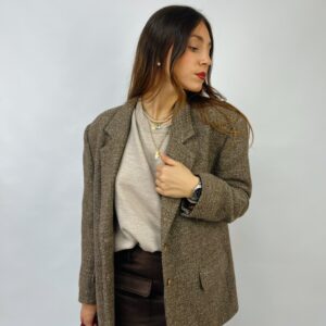 VINTAGE  - Giacca sartoriale in 100% lana