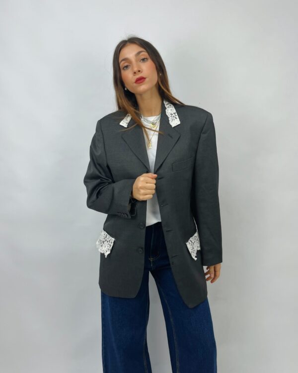 VINTAGE CUSTOM - Giacca sartoriale lana e seta