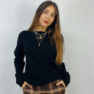 CASHMERE & LANA CAPSULE - Maglia girocollo in lana e cashmere