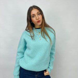 CASHMERE & LANA CAPSULE - Maglia girocollo costa inglese