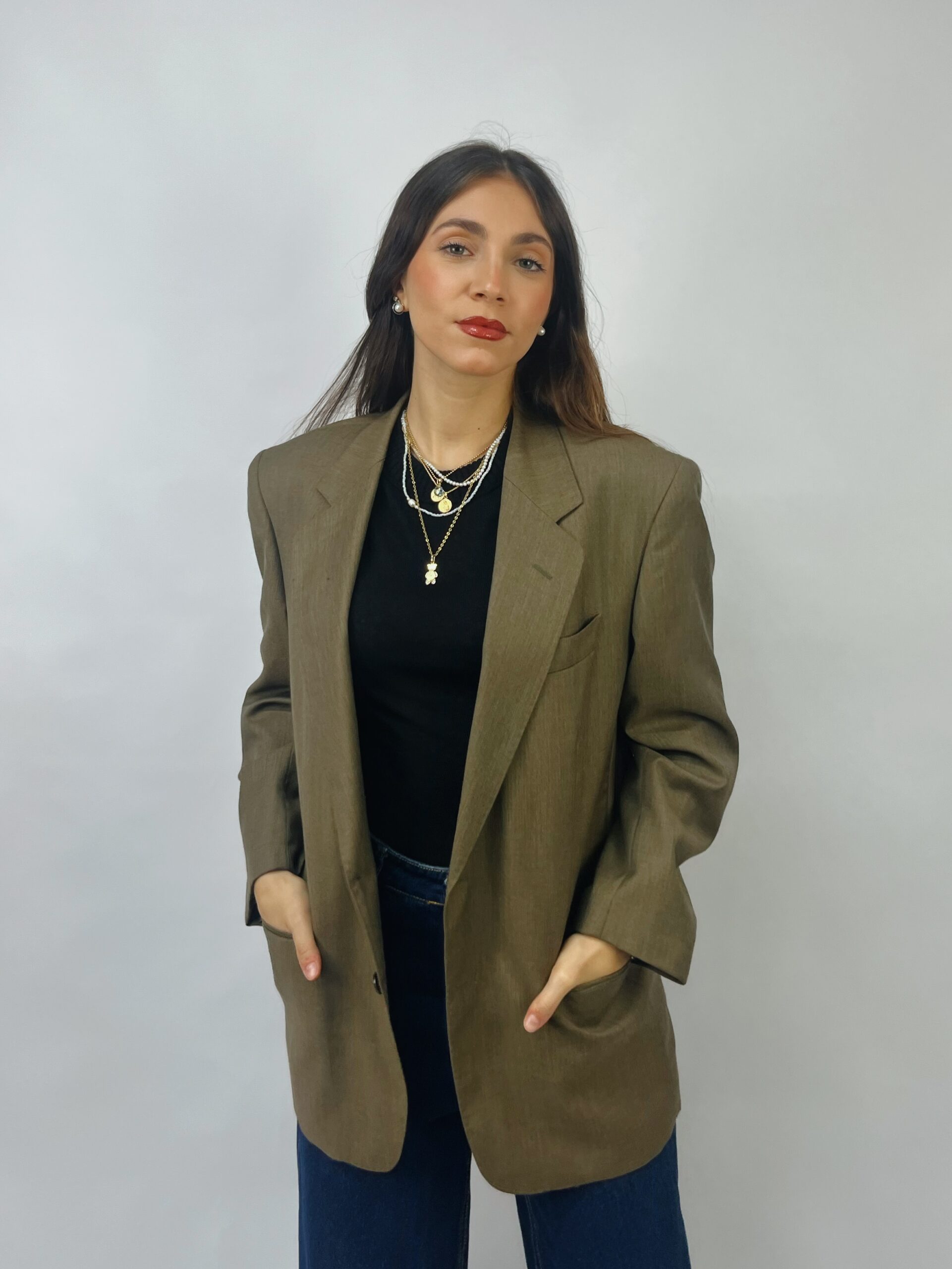 VINTAGE - Giacca sartoriale in 100% lana - immagine 2