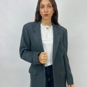 VINTAGE - Giacca sartoriale principe di galles YSL