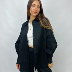 Camicia Oversize in gabardina di cotone