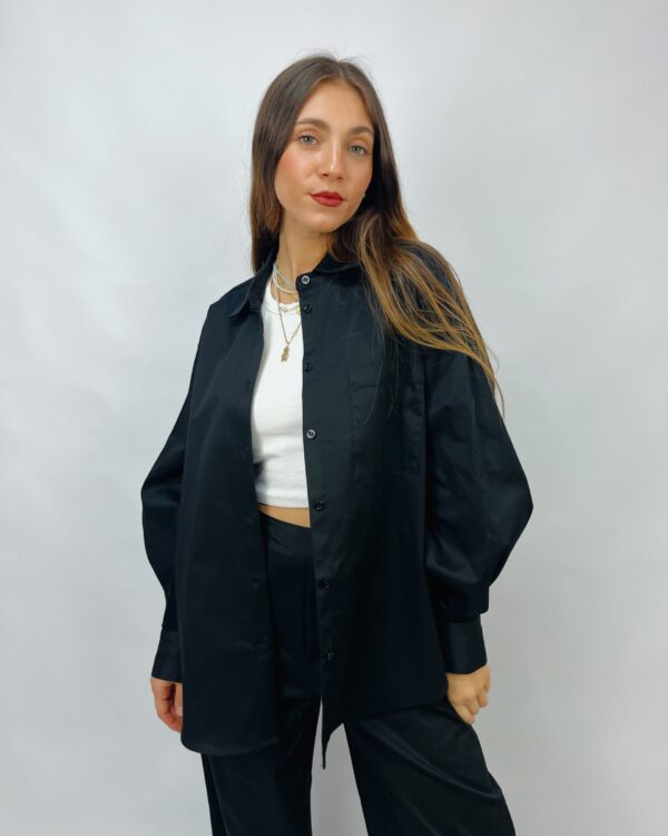 Camicia Oversize in gabardina di cotone