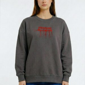 Future Apparel - Felpa girocollo garzata Stressed