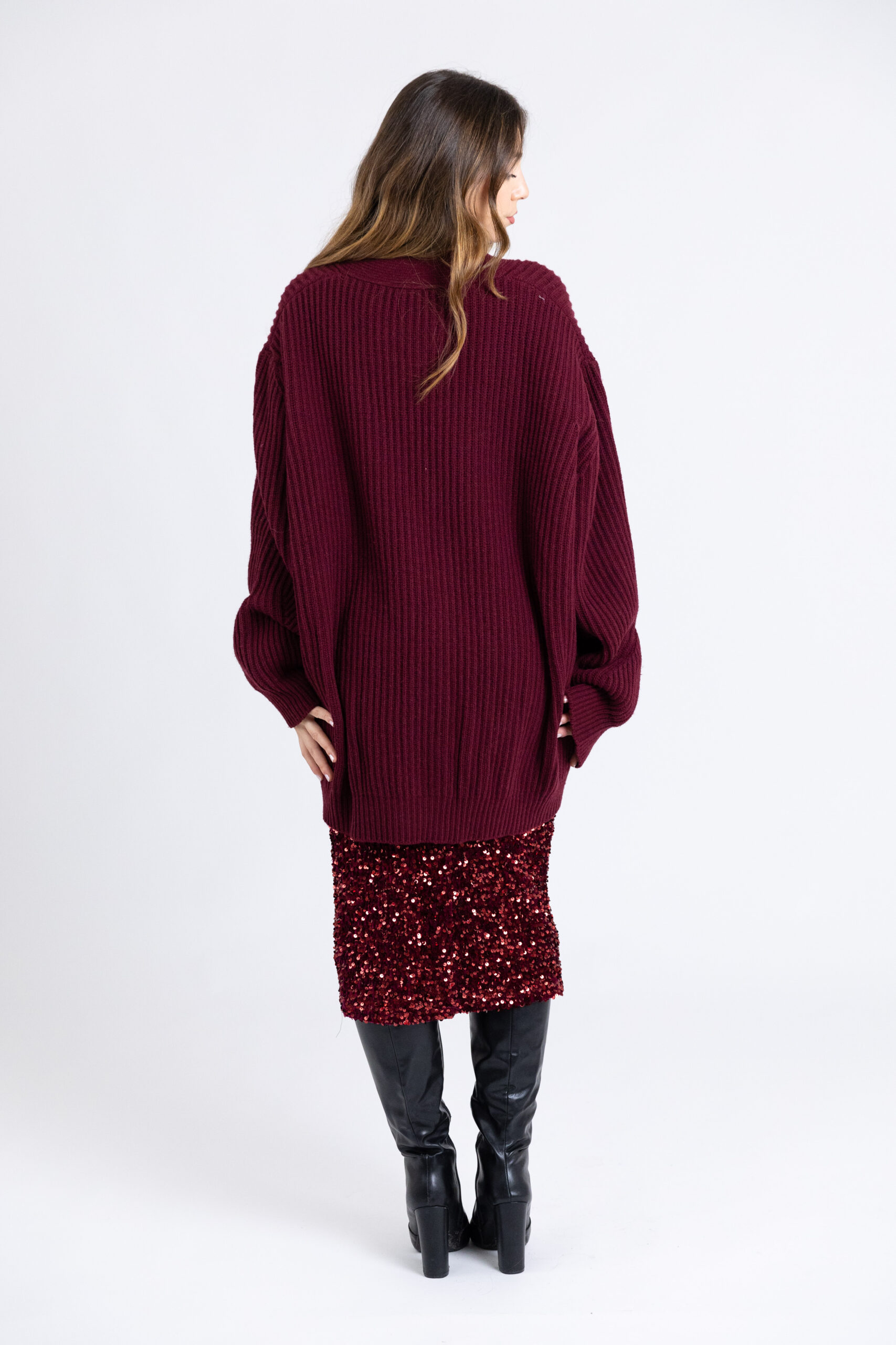 Future Apparel - Cardigan oversize costa inglese - immagine 2