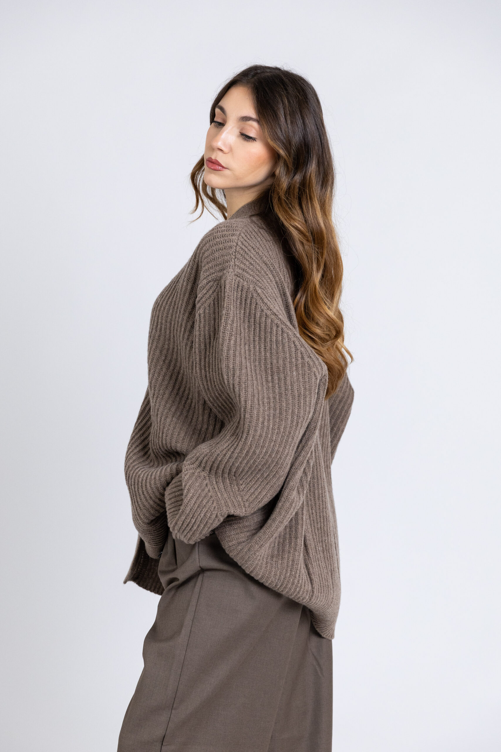 Future Apparel - Cardigan oversize costa inglese - immagine 3