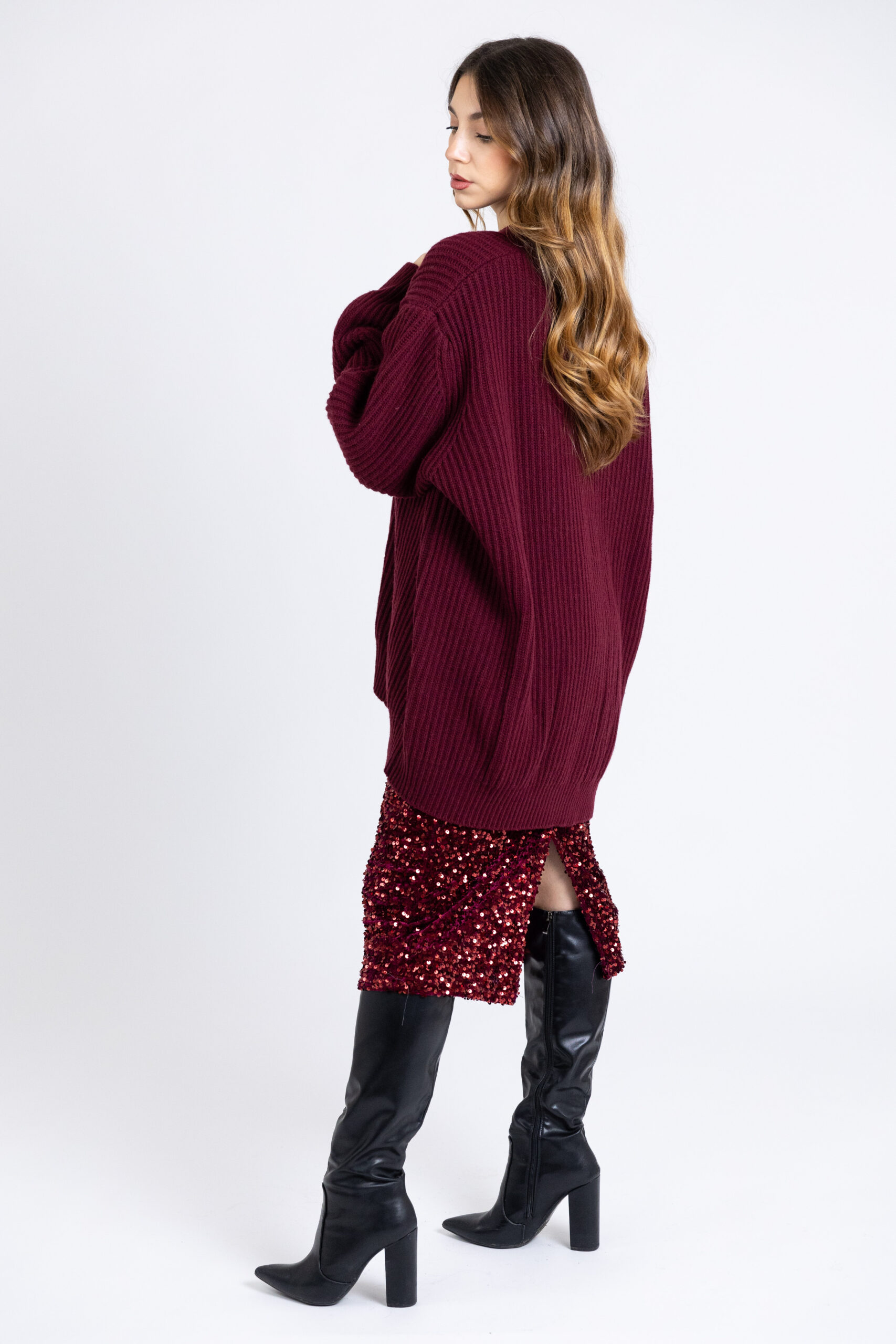 Future Apparel - Cardigan oversize costa inglese - immagine 4