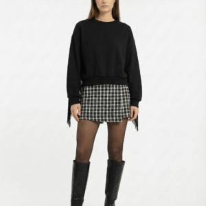 Gonna pantalone in twill