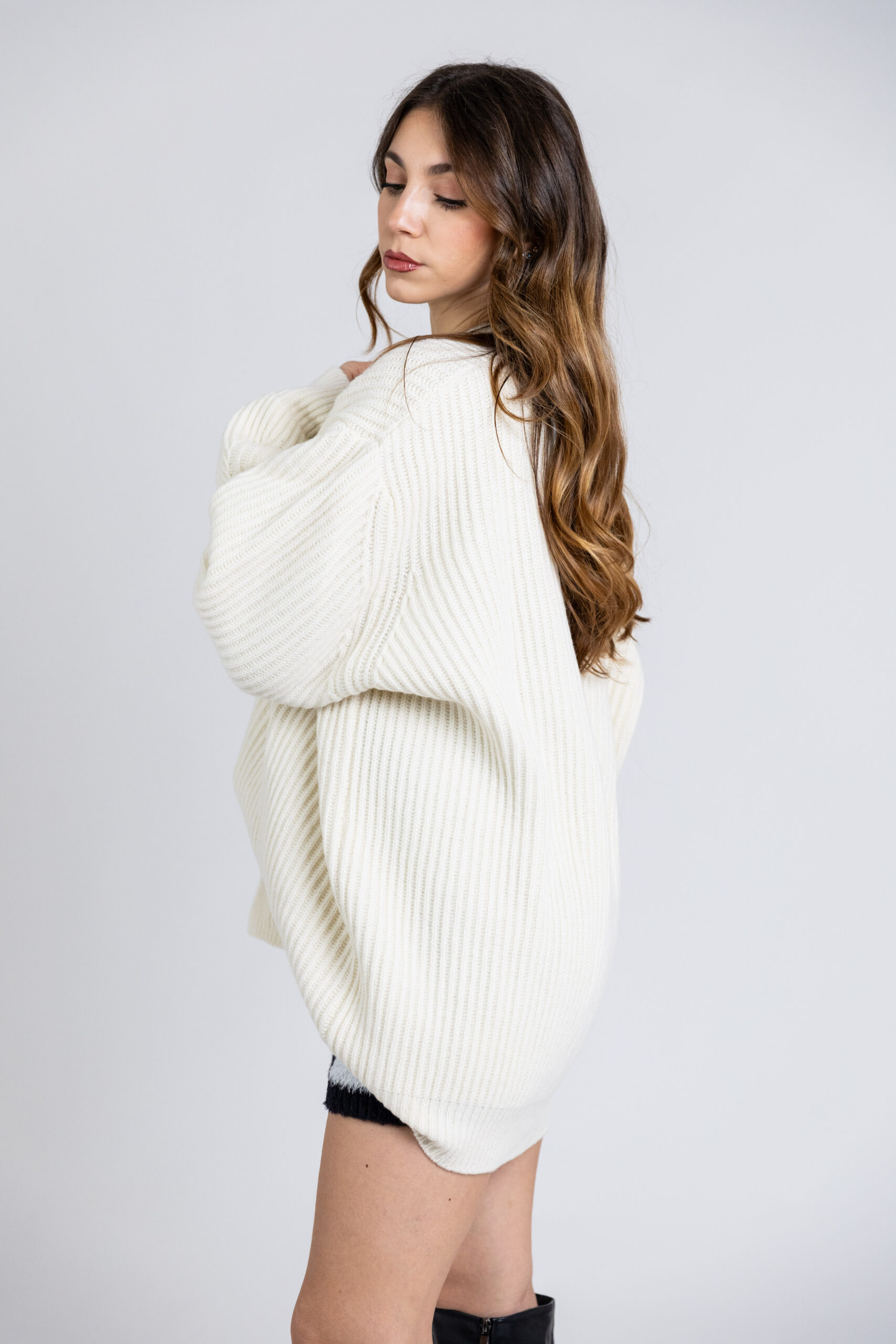 Future Apparel - Cardigan oversize costa inglese - immagine 3