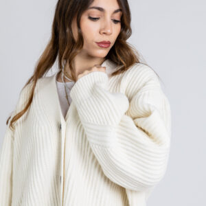 Future Apparel - Cardigan oversize costa inglese