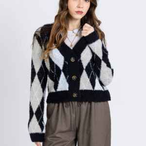 Glamorous - Cardigan fantasia rombi