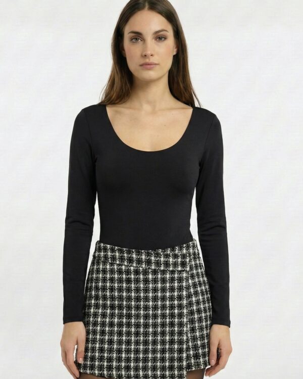 Body con scollo madonna