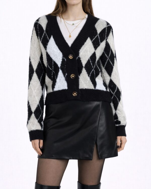 Glamorous - Minigonna in ecopelle con spacchetto